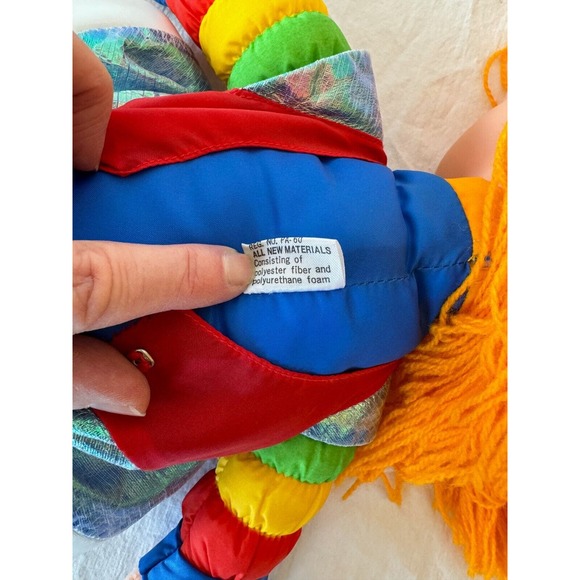 Vintage 1983 Rainbow Brite LARGE 18" Doll Plush Hallmark Mattel Toy - Picture 12 of 14